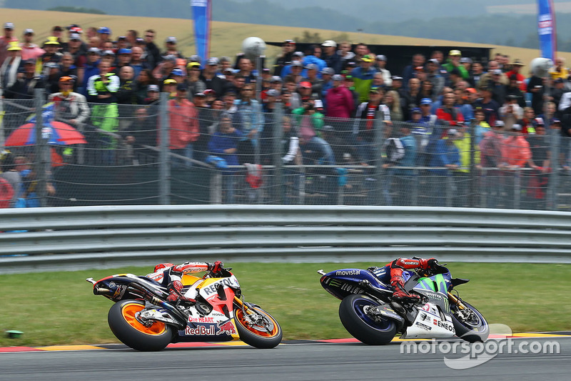 Jorge Lorenzo, Yamaha Factory Racing and Marc Marquez, Repsol Honda Team