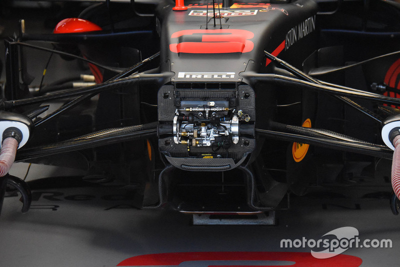 La suspension avant de la Red Bull Racing RB14