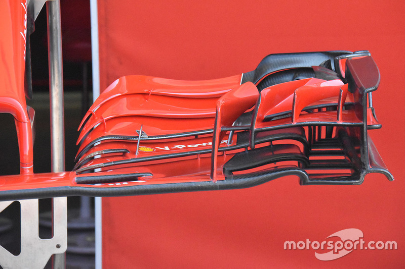 Ferrari SF71H front wing detail