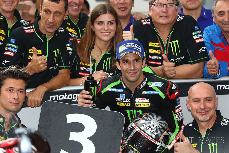 Third place Johann Zarco, Monster Yamaha Tech 3