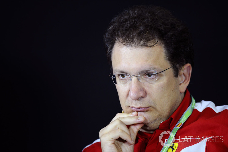 Nicholas Tombazis, Ferrari Chief Designer in the Press Conference