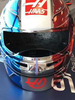 Casque spécial de Romain Grosjean pour le GP de France