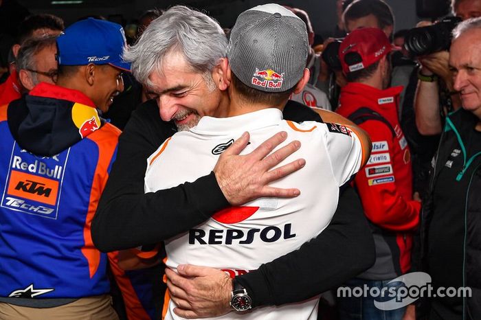 Jorge Lorenzo con Luigi Dall'Igna, Director General de Ducati Corse