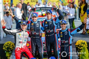 Thierry Neuville, Nicolas Gilsoul, Hyundai Motorsport Hyundai i20 Coupe WRC, Ott Tänak, Toyota Gazoo Racing, Dani Sordo, Hyundai Motorsport