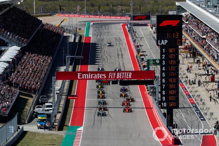 El inicio de la carrera