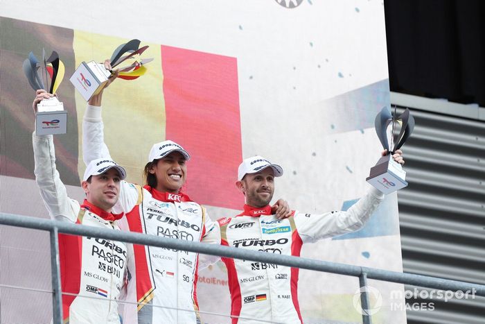 Podio: #31 WRT Orea 07 Gibson LMP2 de Sean Gelael, Robin, Frijns, René Rast