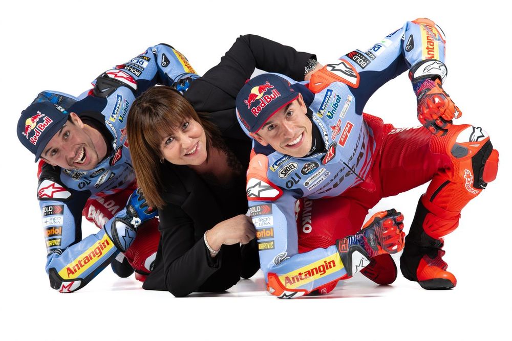 Alex Marquez, Gresini Racing, Nadia Padovani, Team Owner & Team Principal, Marc Marquez, Gresini Racing