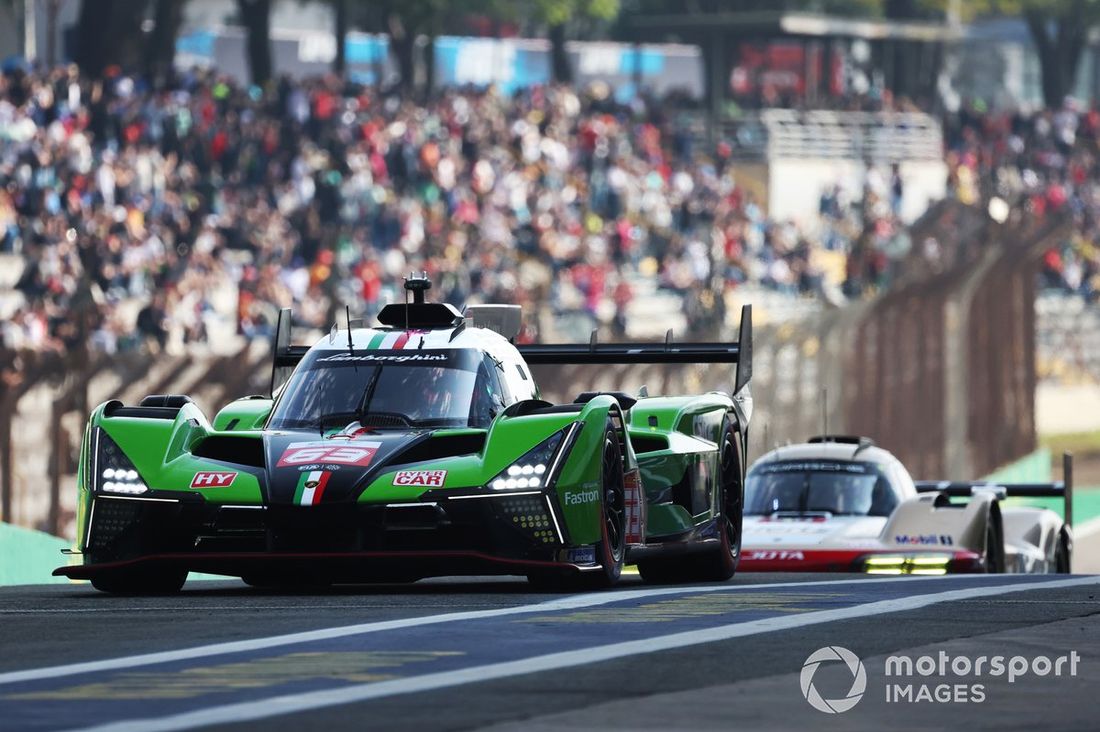 #63 Lamborghini Iron Lynx Lamborghini SC63: Mirko Bortolotti, Andrea Caldarelli, Daniil Kvyat