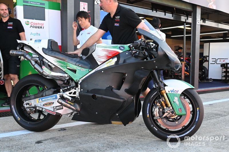 Moto del equipo LCR Honda