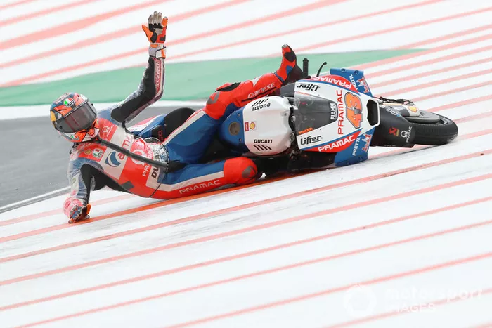 Caída de Jack Miller, Pramac Racing