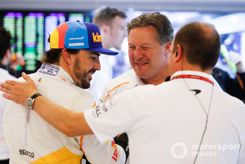 Фернандо Алонсо, McLaren, генеральний директор McLaren Racing Зак Браун