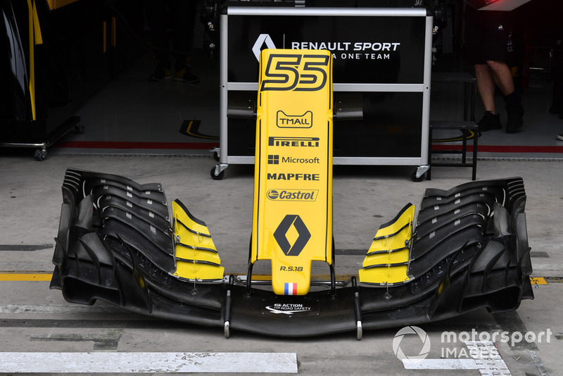 Renault Sport F1 Team R.S. 18 nose and front wing