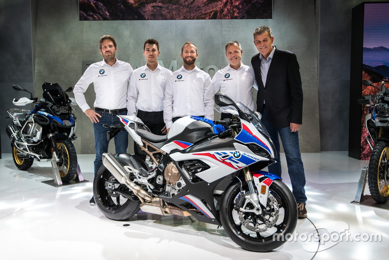 Marc Bongers, Direttore Motorport BMW Motorrad, Markus Reiterberger, Tom Sykes, Shaun Muir, Team prinicpal, Dr. Markus Schramm, Capo di BMW Motorrad 