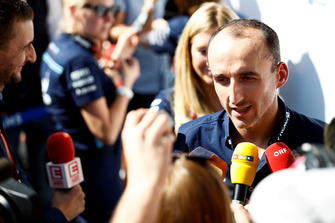 Robert Kubica, Williams Racing, parla con la stampa