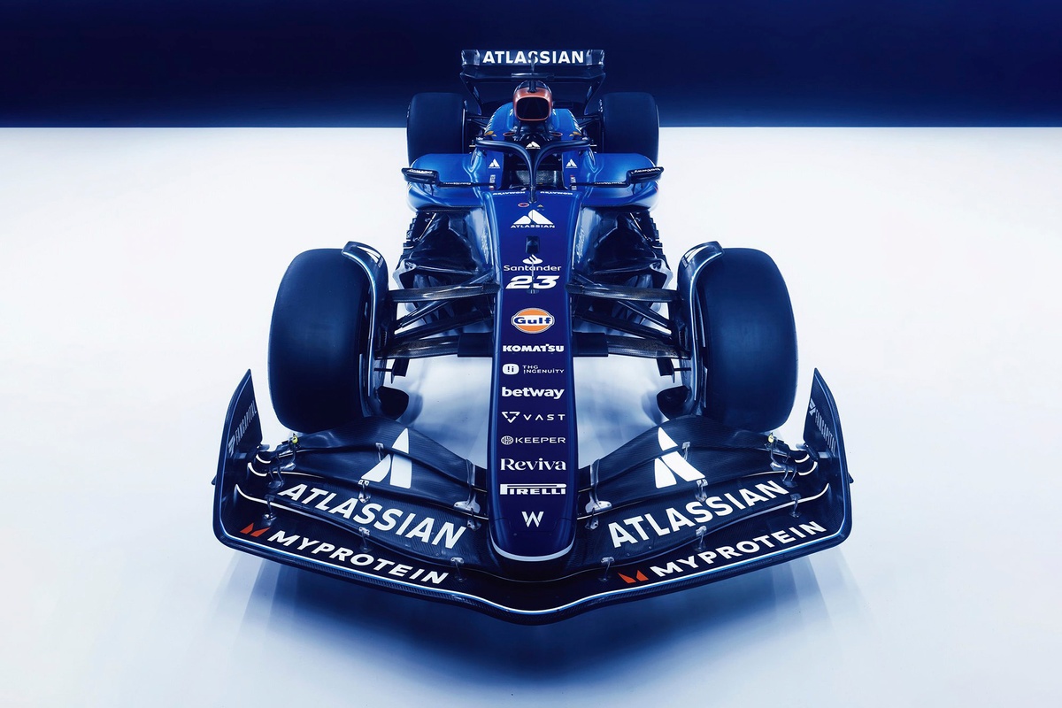 ウィリアムズ F1 ウィメンズ ジャケット ウィリアムズ レーシング 2025 1/4 ジップ ミッドレイヤー