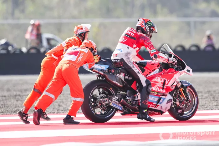 Fabio Di Giannantonio, crash du VR46 Racing Team