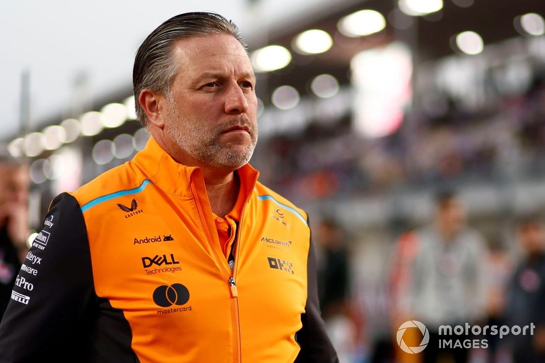 Zak Brown, dyrektor generalny, McLaren Racing