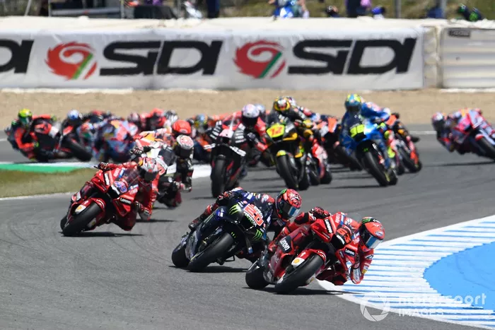 Primeras curvas del GP de España de MotoGP
