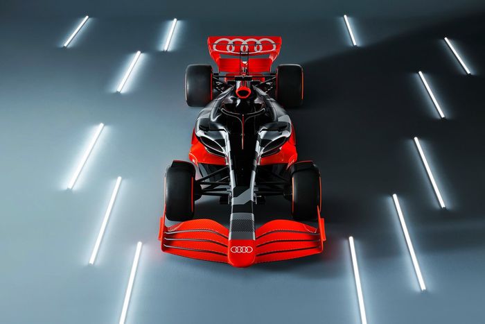 El concept de un coche de F1 que presentó Audi