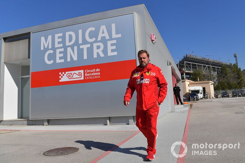 Gino Rosato, Ferrari, al Centro Medico