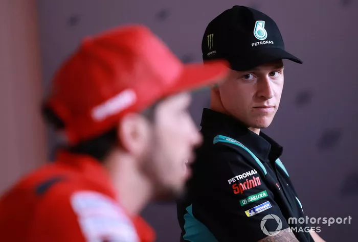 Andrea Dovizioso, Ducati Team, Fabio Quartararo, Petronas Yamaha SRT 
