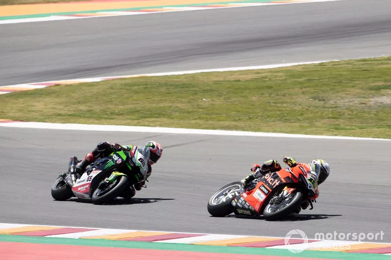 Alvaro Bautista, Aruba.it Racing Ducati, Jonathan Rea, Kawasaki Racing Team WSBK
