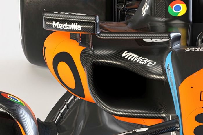McLaren MCL60, detalle lateral