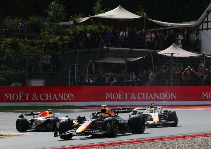 Liam Lawson, Racing Bulls Team, Isack Hadjar, Racing Bulls Team, Yuki Tsunoda, Red Bull Racing Team