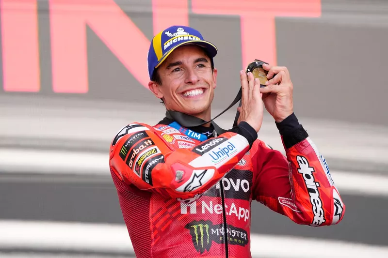 Vainqueur de la course Marc Marquez, Ducati Team
