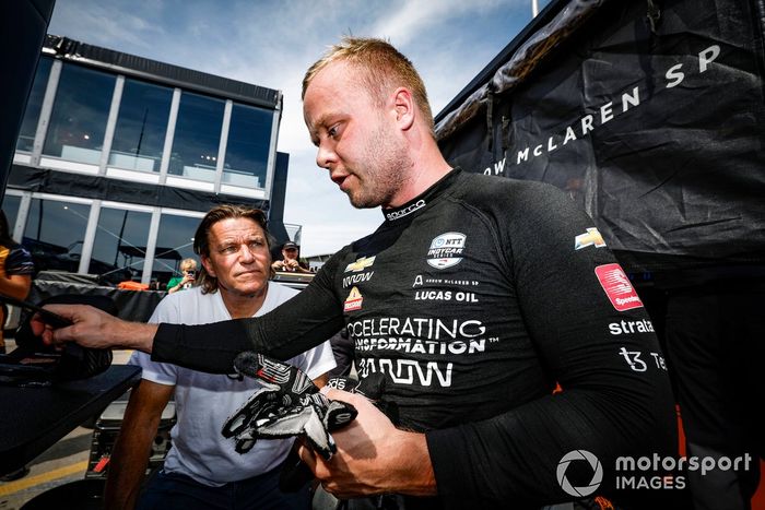 Felix Rosenqvist, Arrow McLaren SP Chevrolet, Stefan Johansson