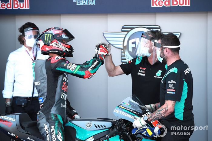 Ganador de la pole Fabio Quartararo, Petronas Yamaha SRT