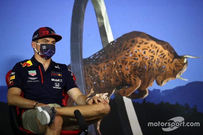 Max Verstappen, Red Bull Racing en la conferencia de prensa