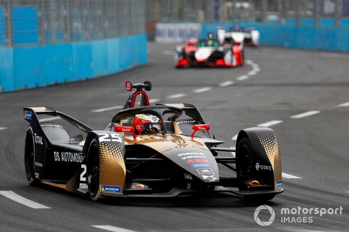 Jean-Eric Vergne, DS Techeetah, DS E-Tense FE21, Lucas Di Grassi, Audi Sport ABT Schaeffler, Audi e-tron FE07