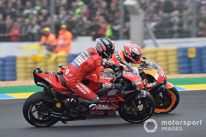Marc Marquez, Repsol Honda Team, Danilo Petrucci, Ducati Team