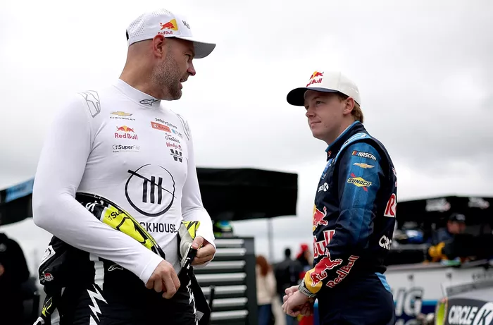 Shane van Gisbergen, Trackhouse Racing; Connor Zilisch, Trackhouse Racing