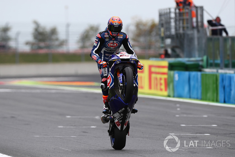 Finis ketiga Michael van der Mark, Pata Yamaha - WorldSBK Perancis 2017