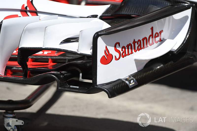 Alerón delantero del Ferrari SF70H