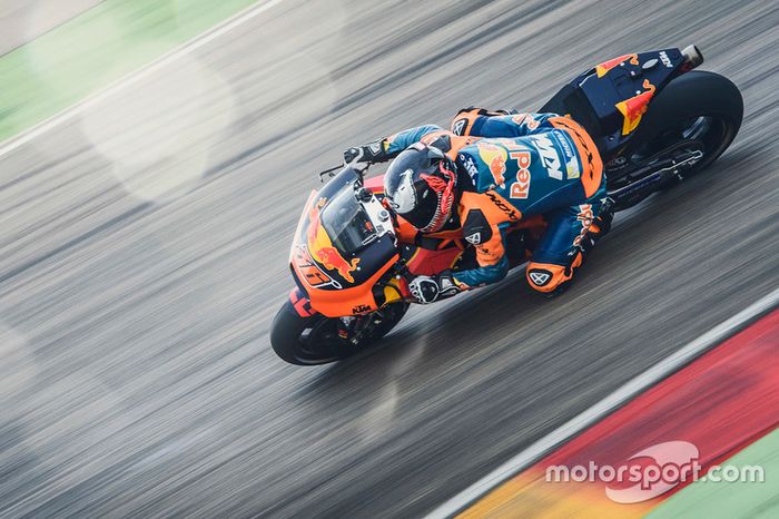 El piloto de prueba Mika Kallio, Red Bull KTM Factory Racing