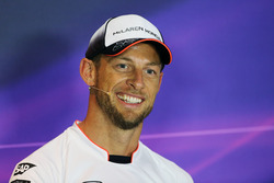 Дженсон Баттон, McLaren на прес-конференції
