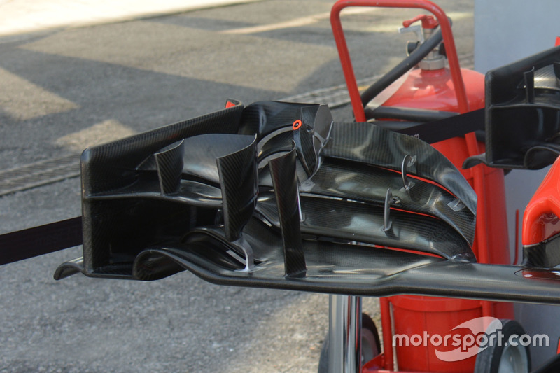 Haas F1 Team VF-16, Front wing detail