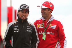 Sergio Pérez, Sahara Force India y Marc Gene, Scuderia Ferrari