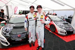 Steve Kirsch, Team Honda ADAC Sachsen, Honda Civic TCR und Dominik Fugel, Team Honda ADAC Sachsen, Honda Civic TCR