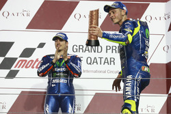 Podium: 1. Maverick Viñales, Yamaha Factory Racing; 3. Valentino Rossi, Yamaha Factory Racing