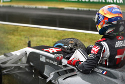 Ромен Грожан залишає Haas F1 Team VF-17 після аварії