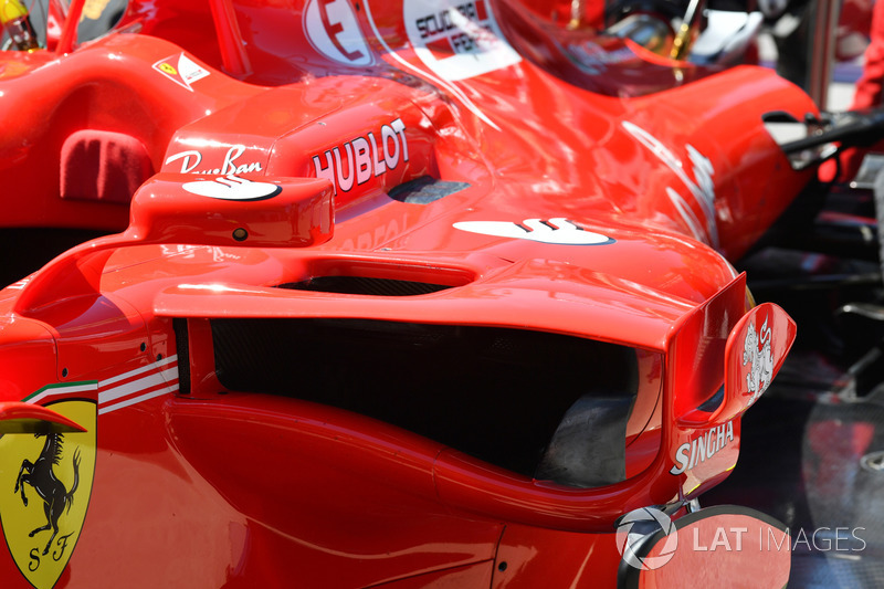 Ferrari SF70H: Seitenkasten