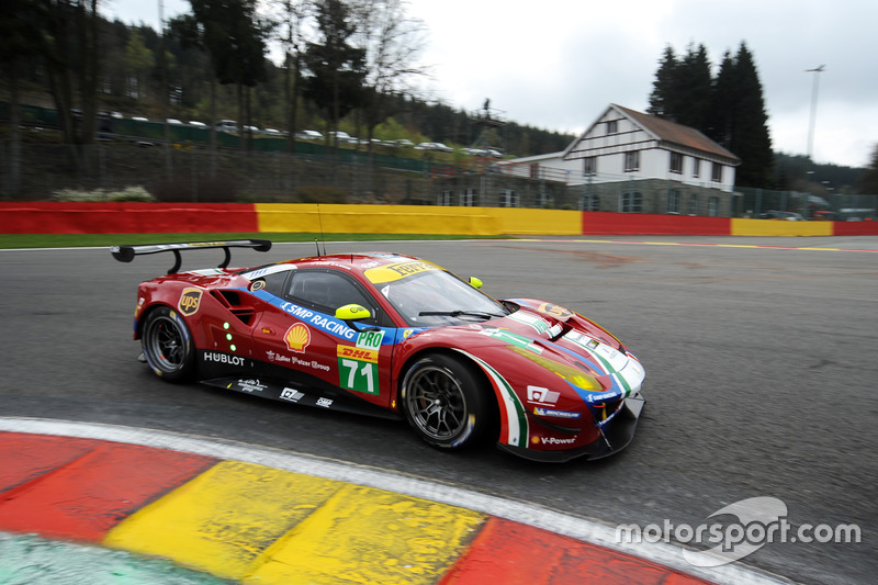 #71 AF Corse, Ferrari 488 GTE: Davide Rigon, Sam Bird