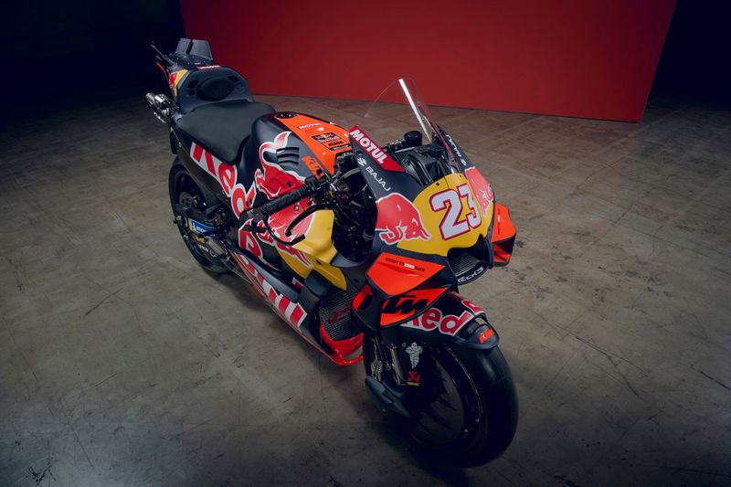 La moto d'Enea Bastianini, Red Bull KTM Tech3