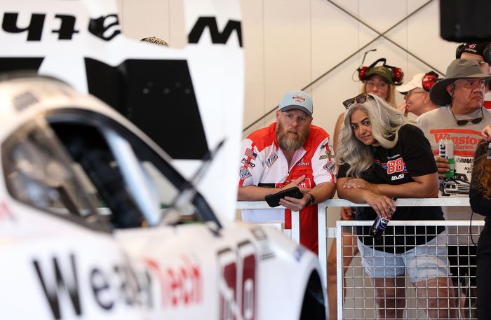 Fans in the garage area