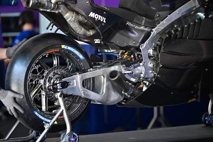Yamaha Factory Racing Team bike detail
