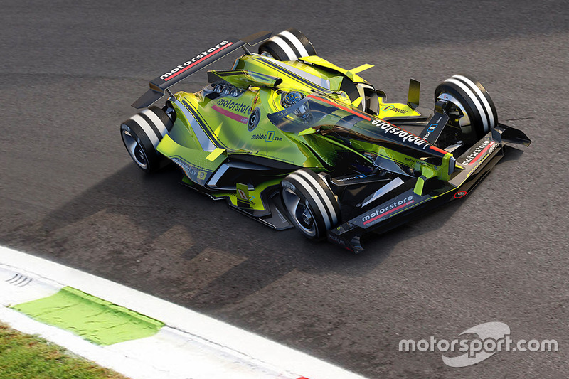 Diseño del futuro Fantasy F1 para 2030